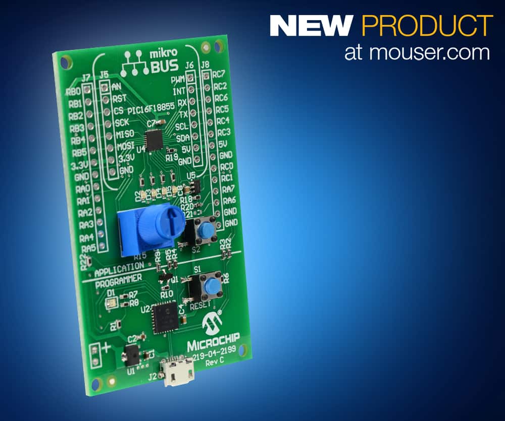 Mouser Launches Microchips Full Featured MPLAB Xpress Dev Board