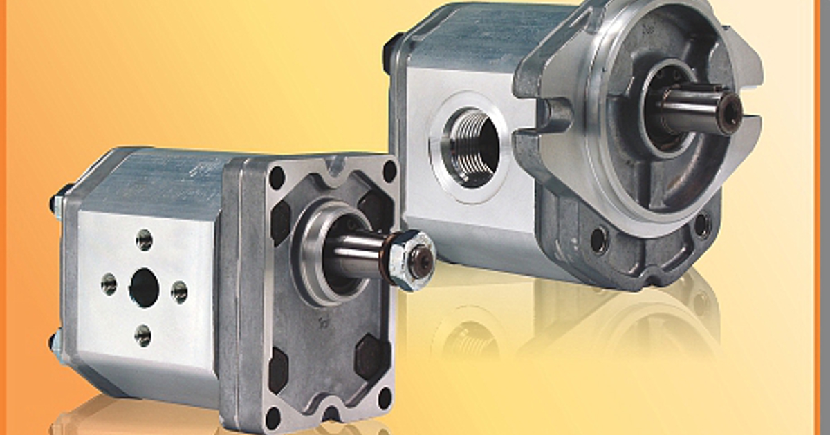 Hydraulic gear pumps in single and multiple pump format