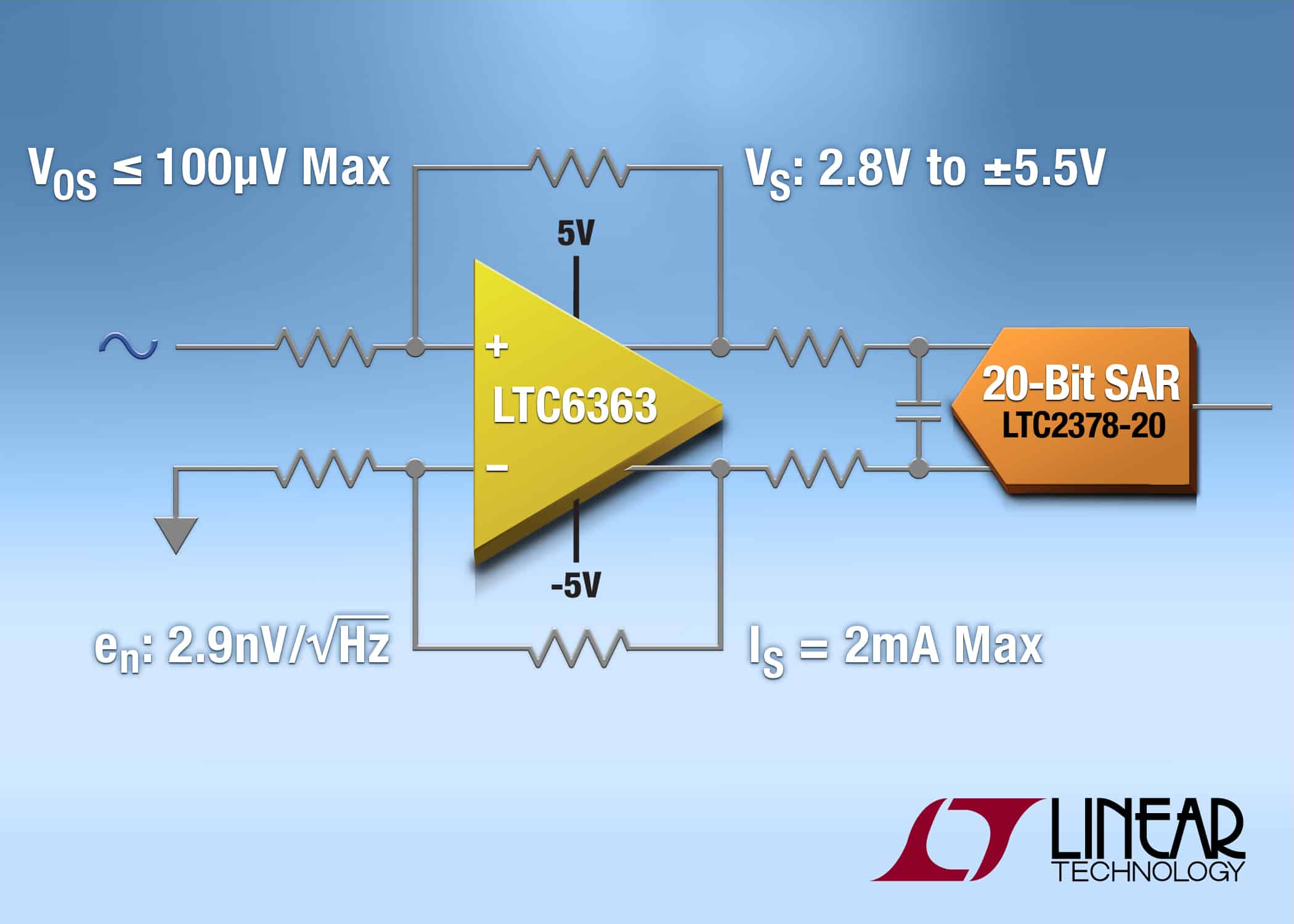 precision-differential-amplifier-for-driving-20-bit-adcs