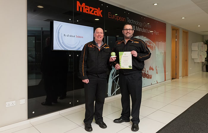 Mazak recognised for Environmental Best Practice