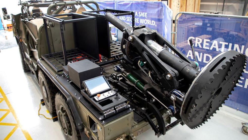 GDAMS is a vehicle-mounted, hinged mortar system