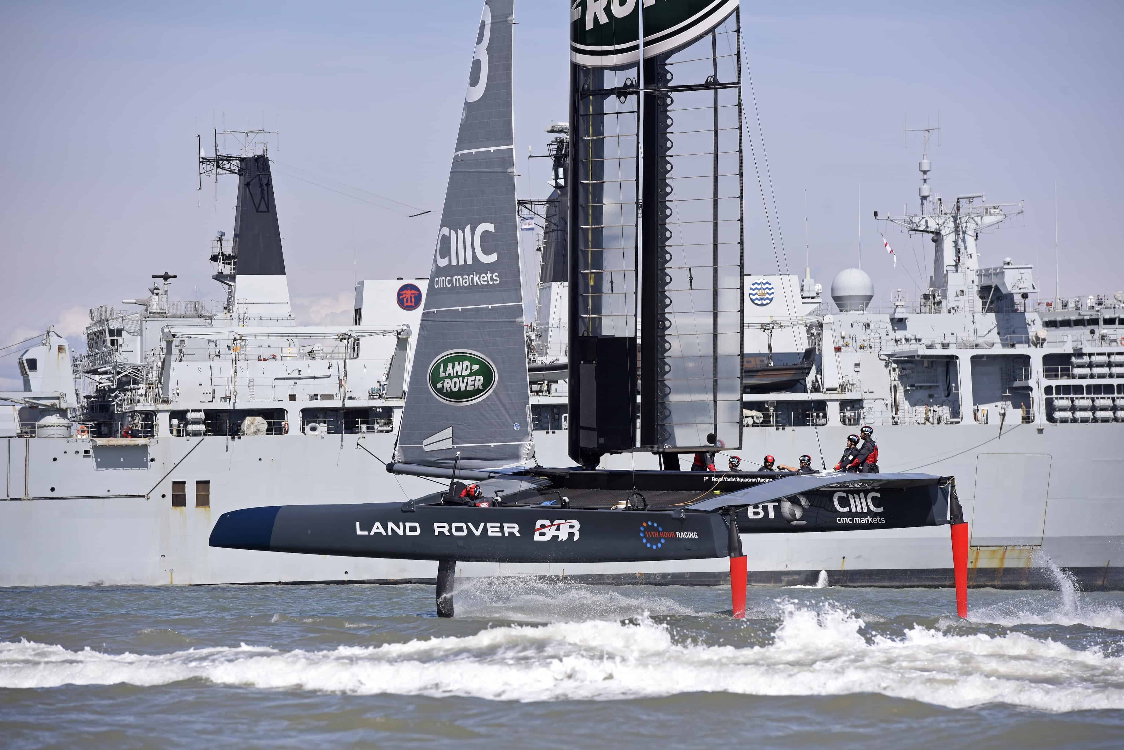 The newest high-tech America's Cup flying yachts
