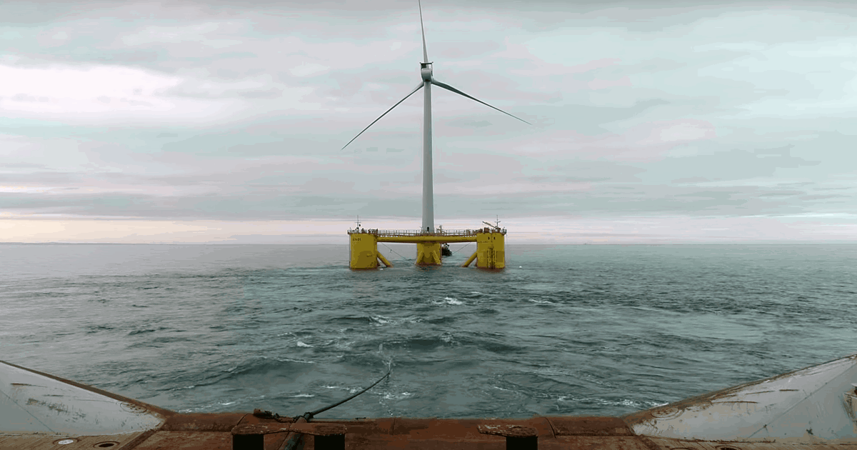 Kincardine Project sees first floating turbine installed in North Sea